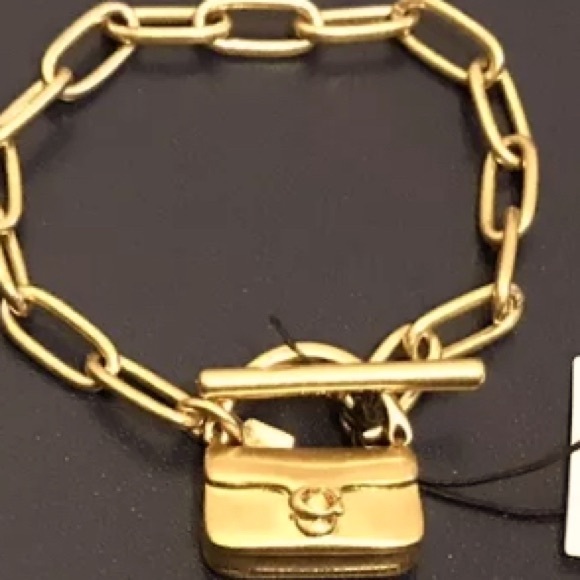 NWT Coach Tabby Handbag Charm Paperclip “BRACELET “ - Picture 5 of 7
